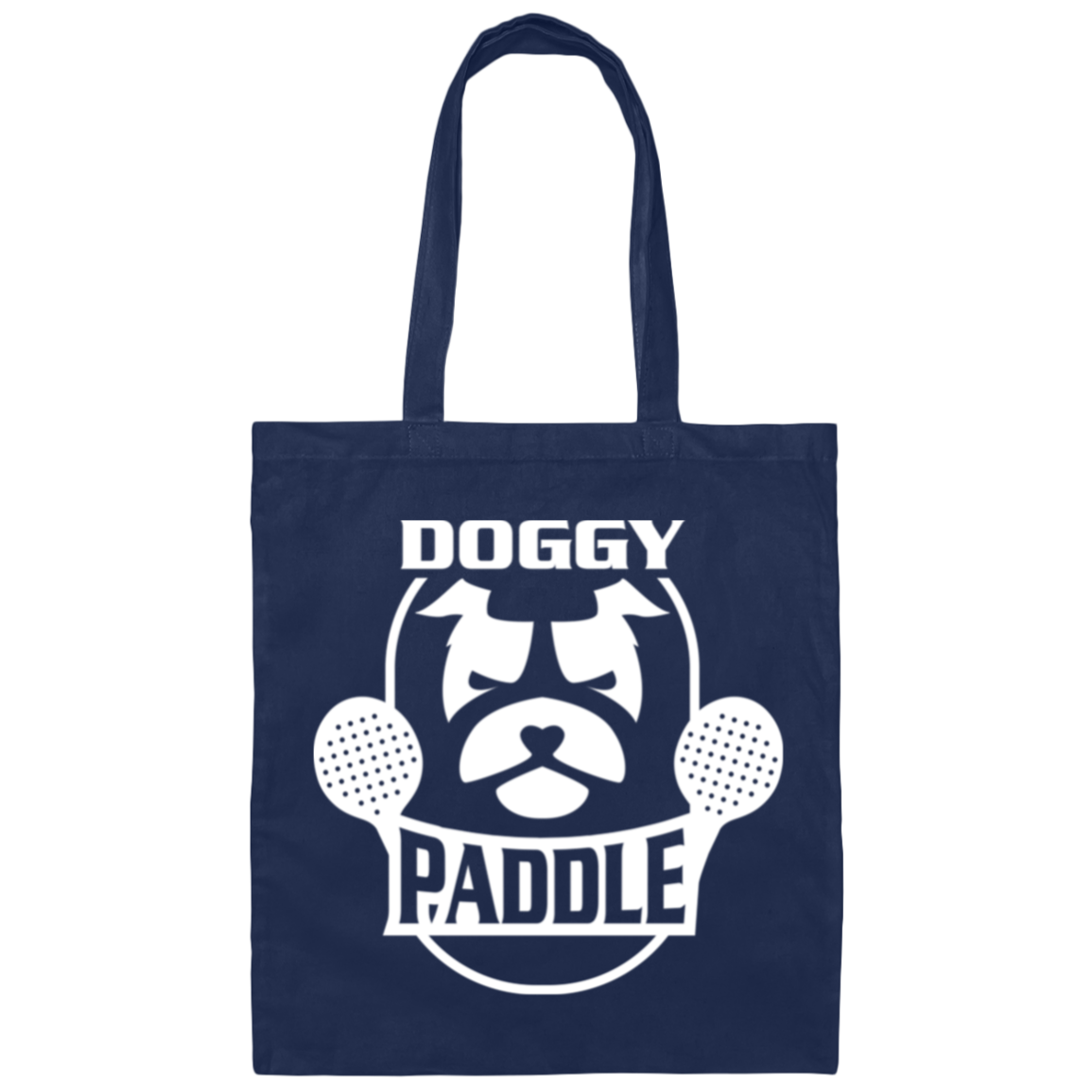 Doggy Paddle Canvas Tote Bag