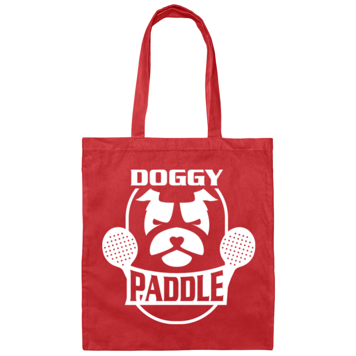 Doggy Paddle Canvas Tote Bag