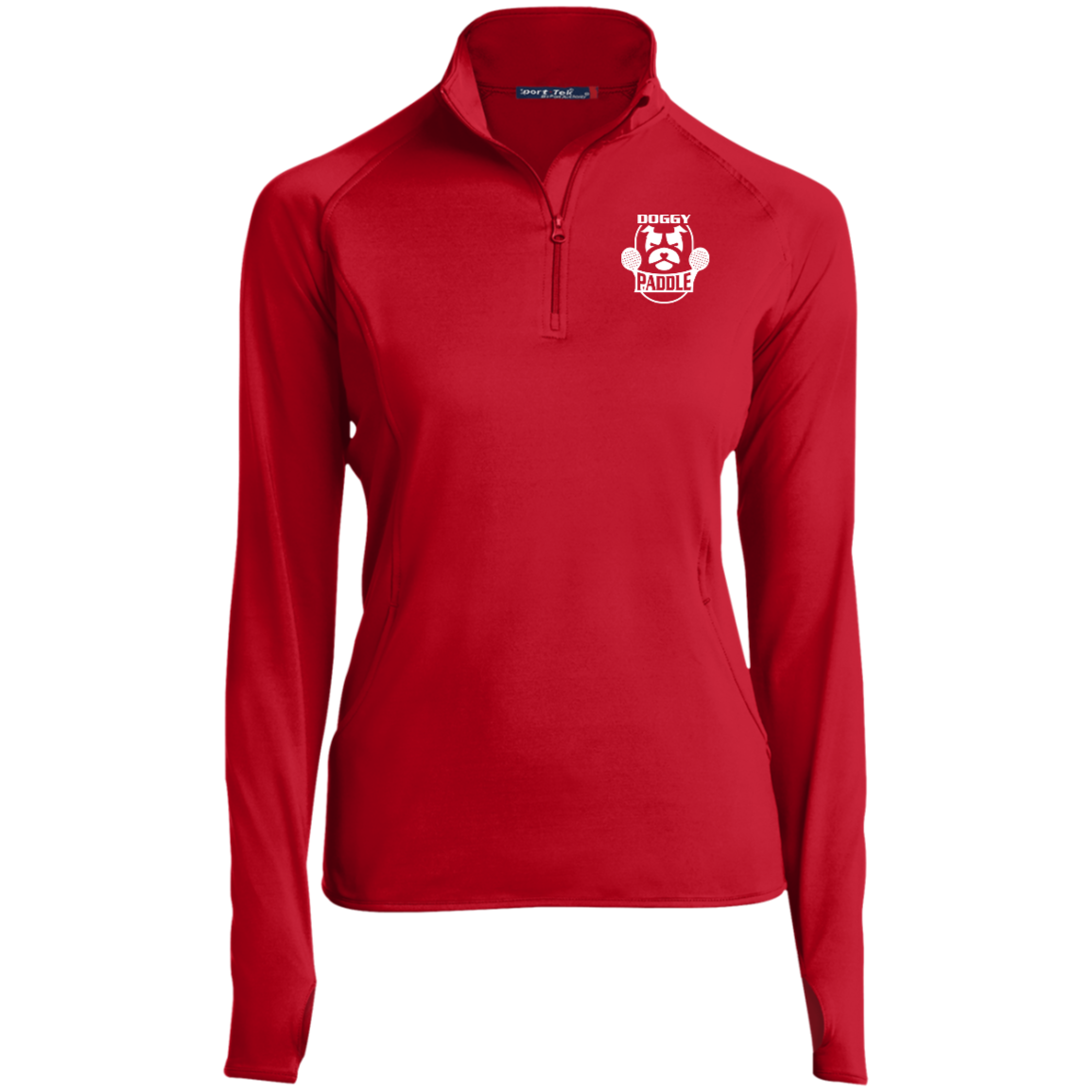 Doggy Paddle Women's  1/2 Zip Performance Pullover
